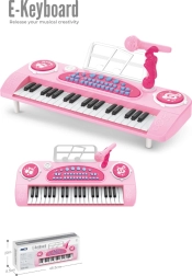Órgano electrónico Bontempi para niños, 31 teclas, rosa