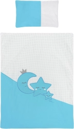 Ropa de cama infantil de 3 piezas BELISIMA Magic Stars turquesa 100×135