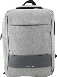 Mochila urbana gris con puerto USB 14L
