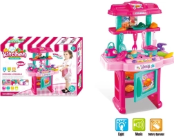Cocina infantil con luz y sonido, 31 piezas