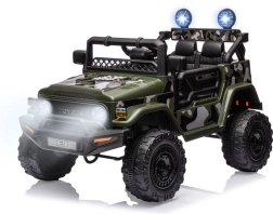 Coche eléctrico Toyota FJ Cruiser Army para niños