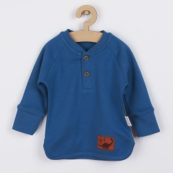 Camiseta de algodón para bebé Nicol Ivo azul