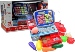 Caja registradora infantil con escáner y calculadora, con sonidos y accesorios