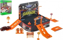 Juguete de garaje con coche Welly Porsche