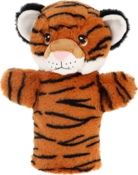 Keeleco Tigre - marioneta ecológica de peluche 27 cm