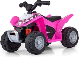Quad eléctrico infantil HONDA ATV rosa – correpasillos con licencia MILLY MALLY