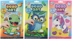 Creación de un cuadro con cuentas – animalitos, set creativo para niños