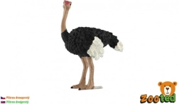 Figura de avestruz de plástico realista