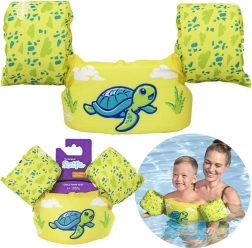 Chaleco de flotación infantil con manguitos BESTWAY Puddle Jumper tortuga 15–30 kg