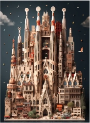 Puzzle Sagrada Familia 1000 piezas ANATOLIAN