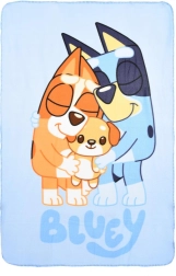 Manta de forro polar Bluey