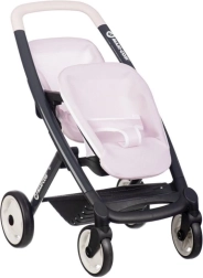 Cochecito deportivo para muñecas gemelas Maxi Cosi rosa claro