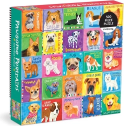 Puzzle Mudpuppy Retratos de perros 500 piezas