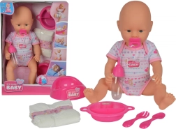 Muñeca New Born Baby con accesorios 38 cm