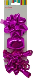 Juego de regalo de lazos metálicos y cinta, 3 uds (lazo 9 cm, cinta 10 m, lacito 6 mm)