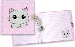 Diario secreto Gatito con candado - 1 pieza