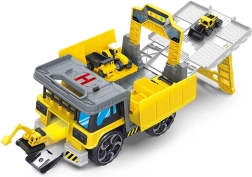 Estación de construcción – set de juego con excavadora y camión volquete