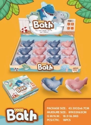 Tiburón de cuerda para el baño 11 cm