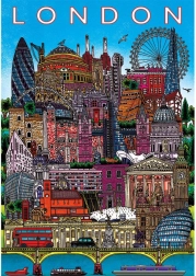Puzzle Gibsons Vista de Londres 500 piezas