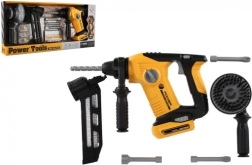 Taladro percutor infantil a pilas con accesorios