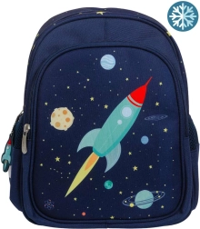 A Little Lovely Company - mochila infantil para guardería Cohete Espacial