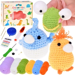 Set creativo de ganchillo para hacer squishy para principiantes