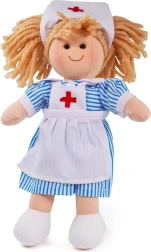Muñeca de tela enfermera Nancy 28 cm de Bigjigs Toys