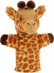 Marioneta de mano de peluche Keeleco jirafa 27 cm