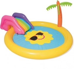 Parque acuático infantil hinchable Bestway con tobogán 237 × 201 × 104 cm