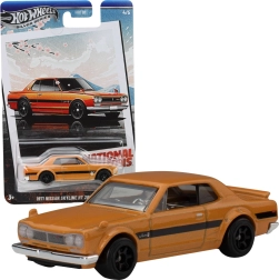 Hot Wheels Nissan Skyline 1971 HT 2000 GT‑R 1:64 cochecito naranja 7 cm