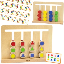 VIGA juego lógico – colores y formas Montessori