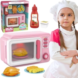 Microondas infantil rosa con pollo WOOPIE