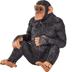 Figura realista de chimpancé