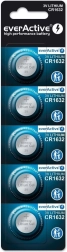 Baterías de litio EverActive CR1632 - 5 unidades en blíster