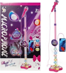 Micrófono con luces y sonido