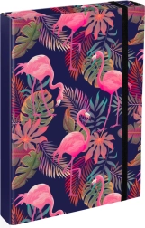 Carpetas para cuadernos escolares A4 Jumbo con motivo de flamencos BAAGL
