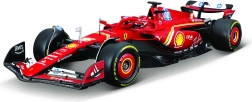 Kit de construcción del modelo Bburago 1:24 Ferrari F1 SF24 2024 Charles Leclerc con soporte