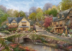 Puzzle Schmidt Verano en Cobblestone Village 2000 piezas