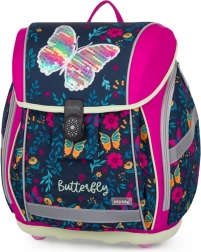 Mochila escolar Premium Light Mariposa – mochila ergonómica aligerada para 1.º ciclo