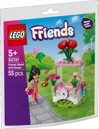 Puesto de flores Friends con rosas