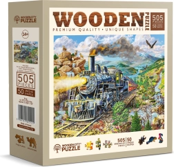 Puzzle de madera ferrocarril 505 piezas WOODEN CITY