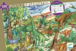 Puzzle Djeco Dinosaurios 100 piezas