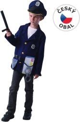 Disfraz de carnaval de policía para niños 130-140 cm