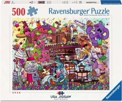 Ravensburger Puzzle USA Jigsaw Nationals: Parque de dulces (500 piezas)