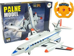 Avión personal RC con iluminación y mando a distancia 40 MHz