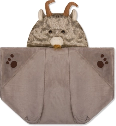 Manta calentita con capucha y bolsillos en forma de patas Cozy Noxxiez