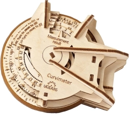 UGEARS curvímetro mecánico de madera STEM – puzzle 3D (opisómetro)