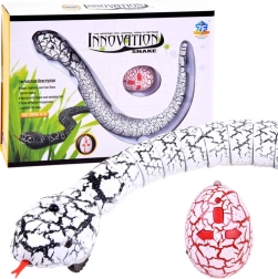 Serpiente teledirigida con control IR para niños – Blanca