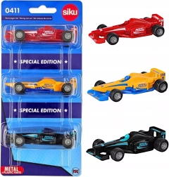 Siku set de 3 coches de carreras de fórmula de metal