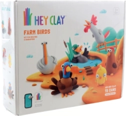 Hey Clay set creativo – pájaros de granja